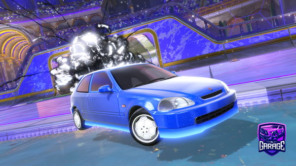 A Rocket League car design from _Sven_