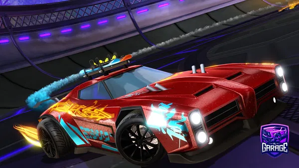 A Rocket League car design from DissolvedHeart