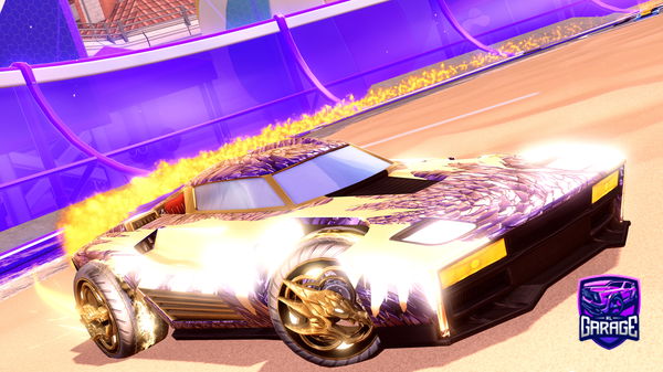 A Rocket League car design from Cosplash