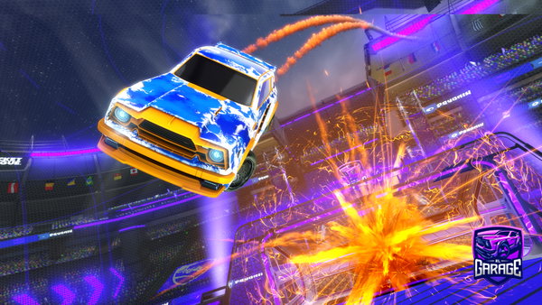 A Rocket League car design from AFCBboy