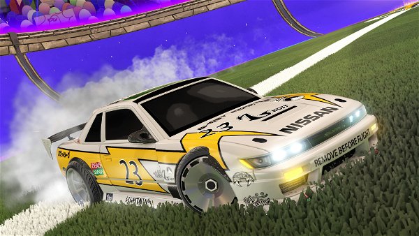 A Rocket League car design from SharkyTheBoss
