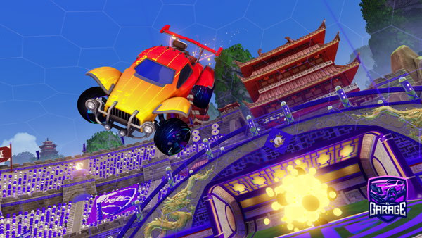 A Rocket League car design from Croument