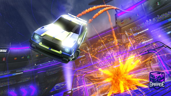A Rocket League car design from cgainesss