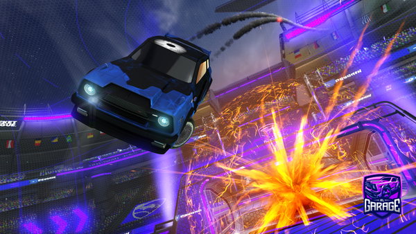 A Rocket League car design from Bohmensch