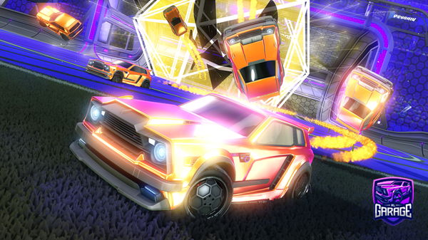 A Rocket League car design from namemane143