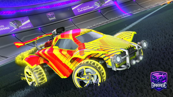 A Rocket League car design from DaddyDayot