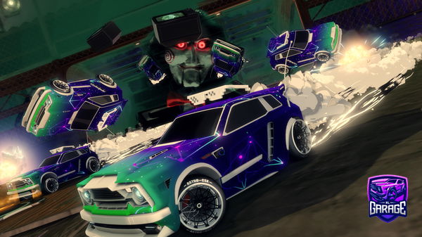 A Rocket League car design from MissH4RDCORE