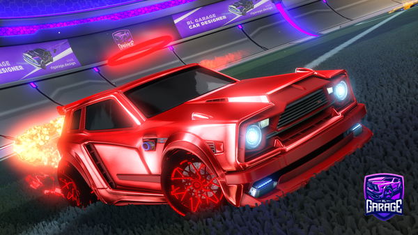 A Rocket League car design from Braylenarnold777