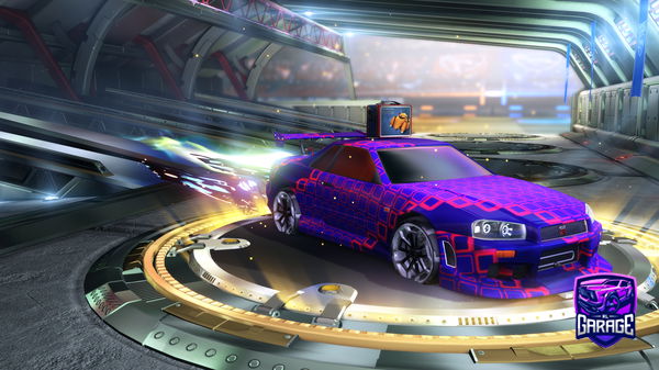 A Rocket League car design from Cosplash