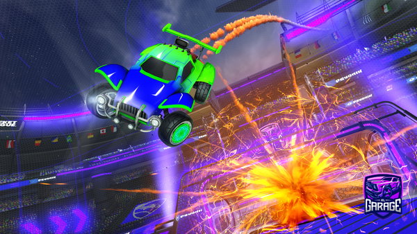 A Rocket League car design from XxcrisxX4806