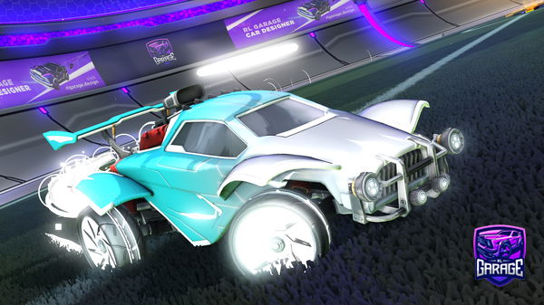 A Rocket League car design from RL-GHOST28
