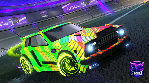 A Rocket League car design from jacobbahnan