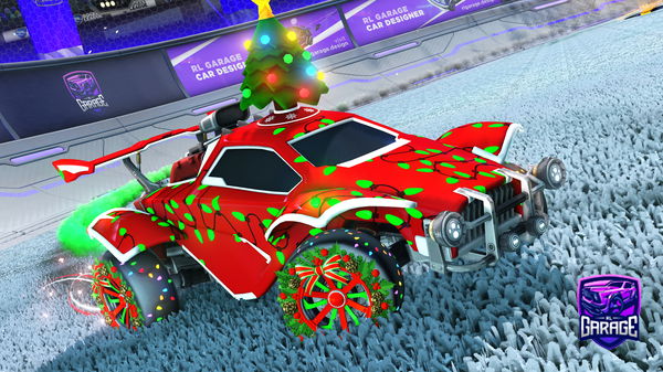 A Rocket League car design from eyezayyuh