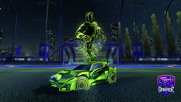 A Rocket League car design from Ludar