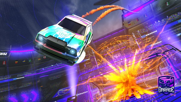 A Rocket League car design from MAMgamesOFF1019