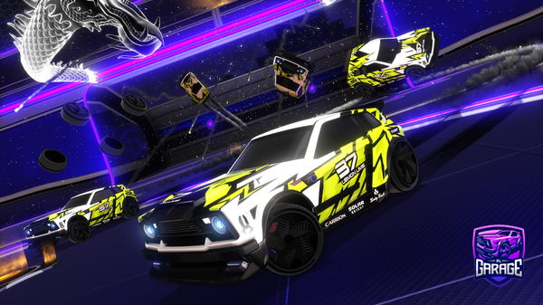 A Rocket League car design from mercurl