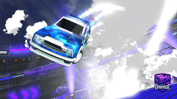 A Rocket League car design from Kanaturyee