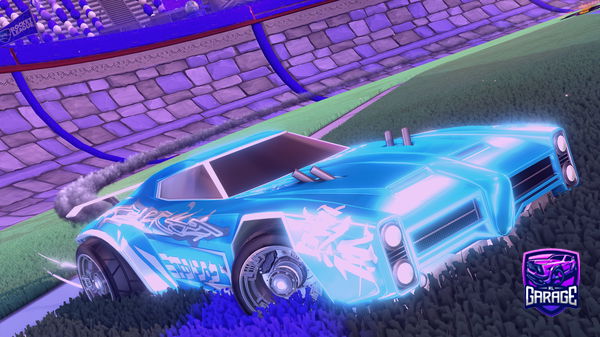 A Rocket League car design from Huntergto68yt