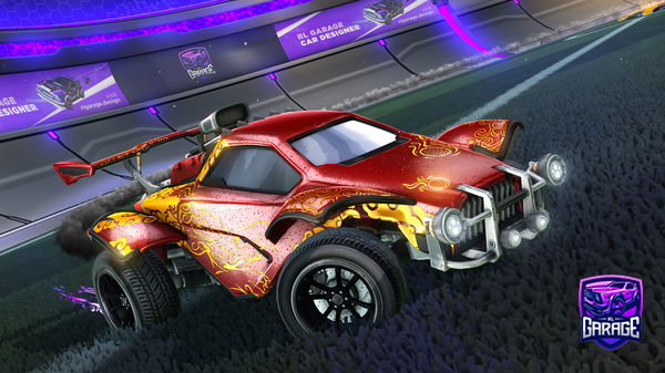 A Rocket League car design from Jesus512