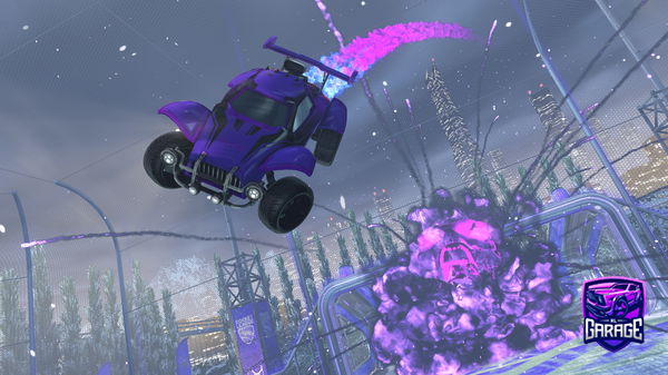 A Rocket League car design from ManLikeLen