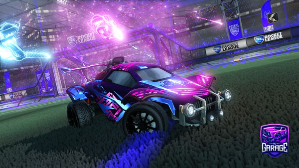 A Rocket League car design from Space-3