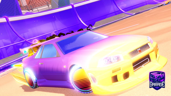 A Rocket League car design from Kwassant