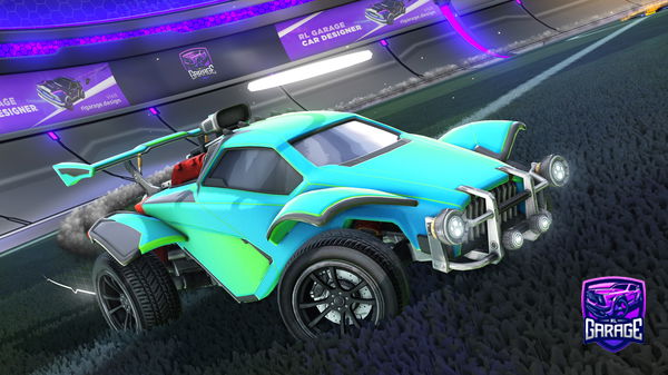 A Rocket League car design from Pulco7