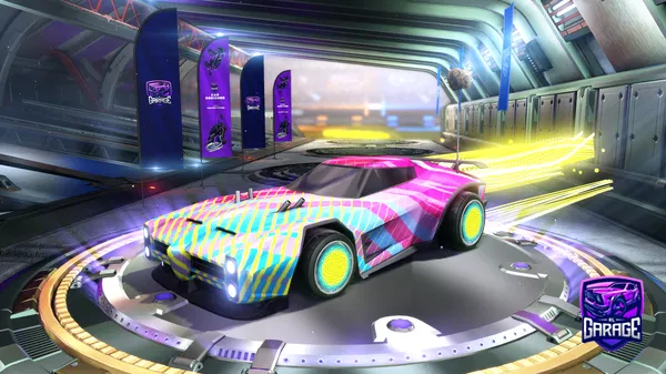 A Rocket League car design from Electroxical