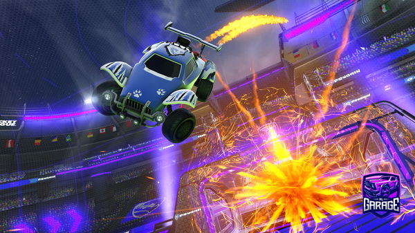 A Rocket League car design from before