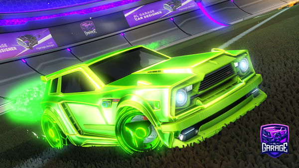 A Rocket League car design from strykerredbull11