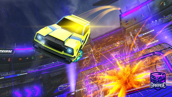 A Rocket League car design from rrtb505050