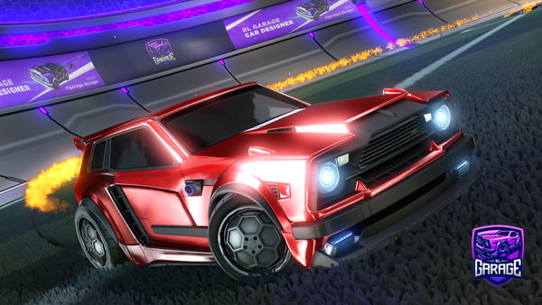 A Rocket League car design from MiiluDenSeje