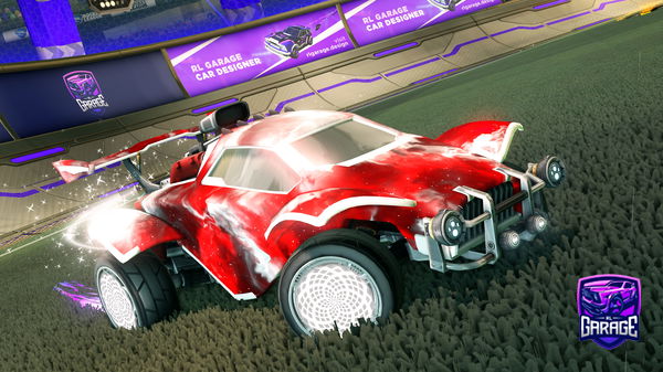 A Rocket League car design from Gl1cth257