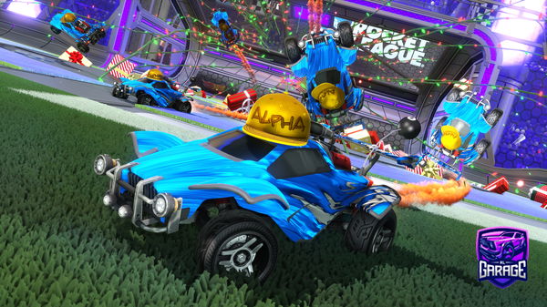 A Rocket League car design from jlappy