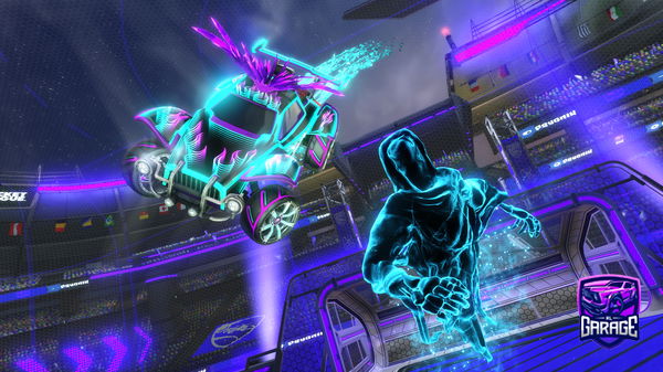 A Rocket League car design from XxredzayXx