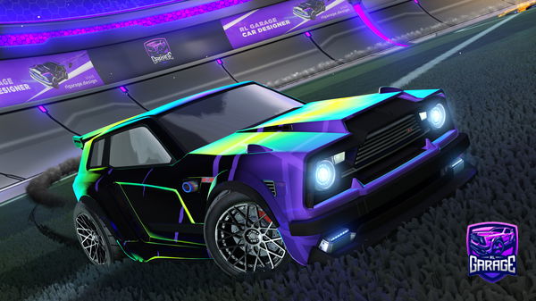 A Rocket League car design from Freak24