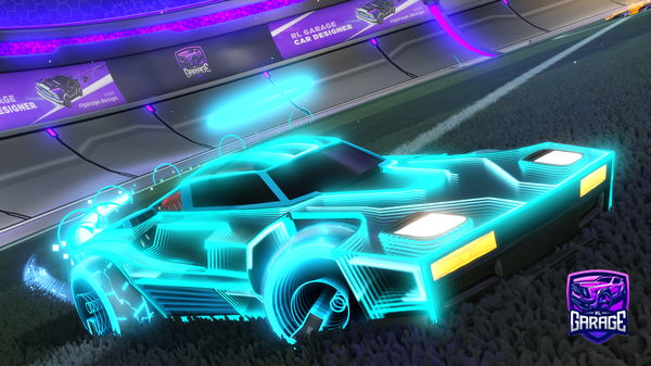 A Rocket League car design from sebashjp