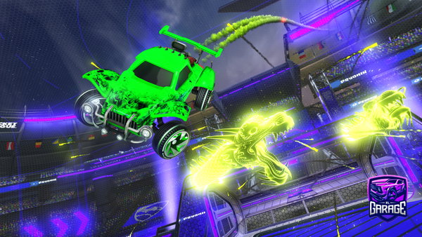 A Rocket League car design from Ludde_Clapz