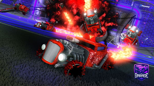 A Rocket League car design from BattleMonkey