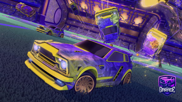 A Rocket League car design from Weaky_