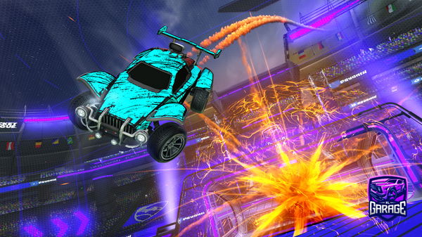 A Rocket League car design from Potatoman247