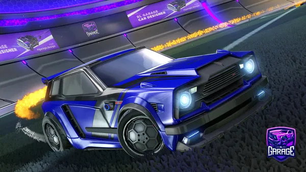 A Rocket League car design from Hey4093