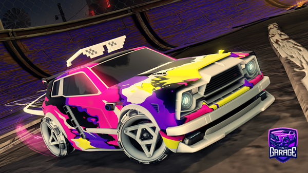 A Rocket League car design from Kugelmagnet69