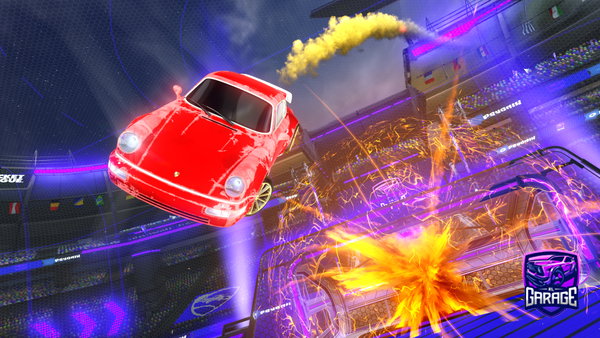 A Rocket League car design from Ghosts_jm_