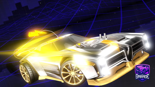 A Rocket League car design from thqnderrr