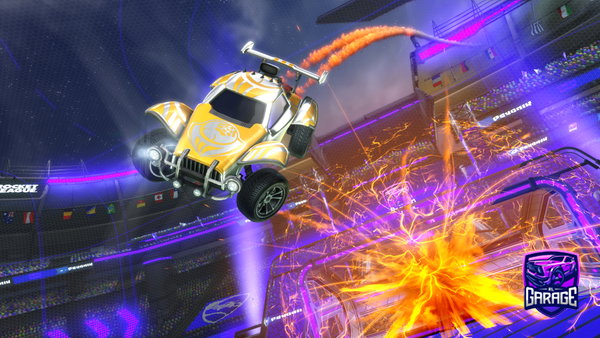 A Rocket League car design from Star_platina
