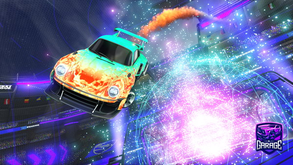 A Rocket League car design from InkDemon47