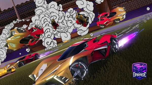 A Rocket League car design from elkie