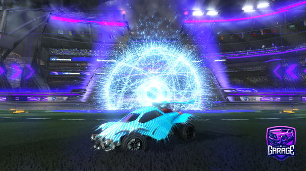 A Rocket League car design from SafDorky