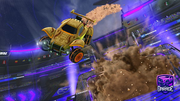 A Rocket League car design from FusionX